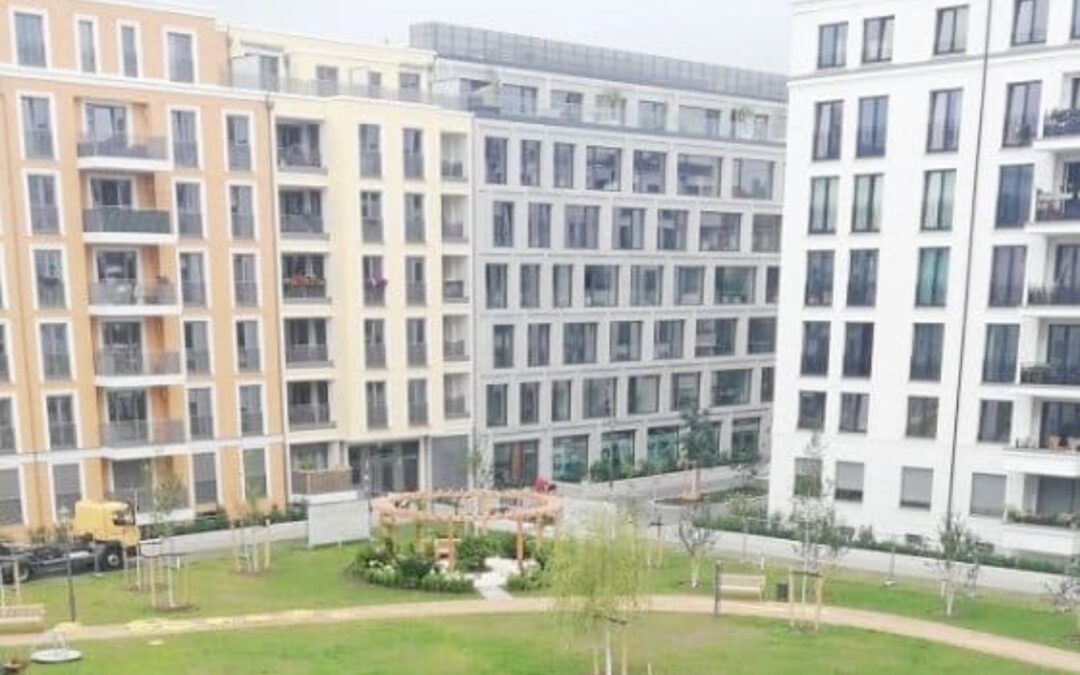 NEUBAU WOHN- UND GESCHÄFTSBAU MIT STADTGARTEN BOXHAGENER STRASSE 